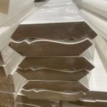 white gesso MDF moulding millwork products baseboards crown
