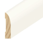 White Gesso Primed FJ millwork Radiata Pine Wood Baseboard